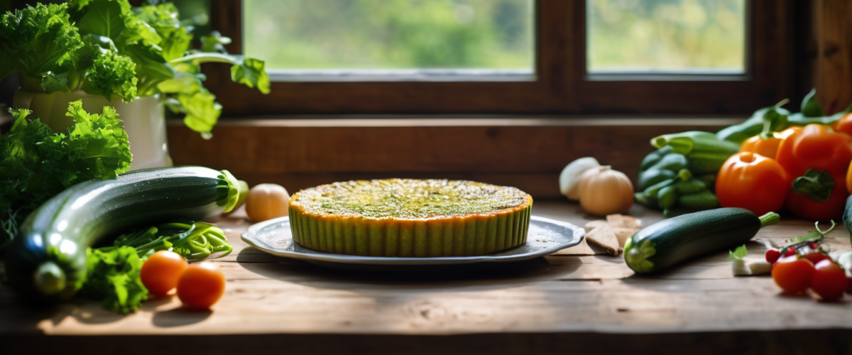 Flan de Courgette : Recette avec Légumes Jardin